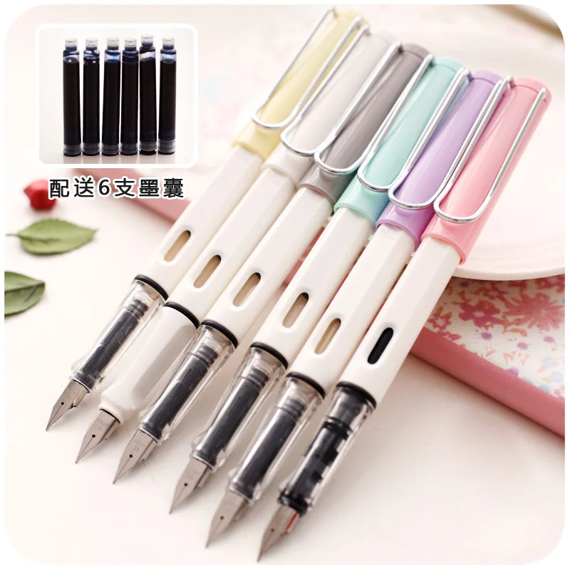 

Good Quality Ink sac Fountain Pen With Stainless Steel Nib 0.38mm/0.5mm Chinese Fountain Pens For Writing
