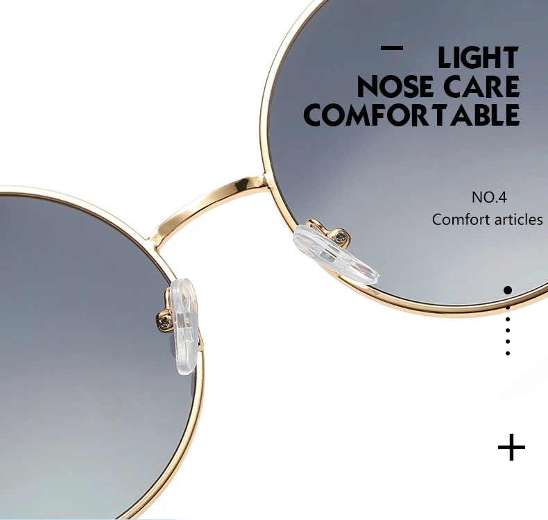 best sunglasses for big nose BOYSEEN Vintage Round Sunglasses Women Reflective Sun glasses Female Women's Shades Brand Designer lunette de soleil UV400 601 designer sunglasses for women