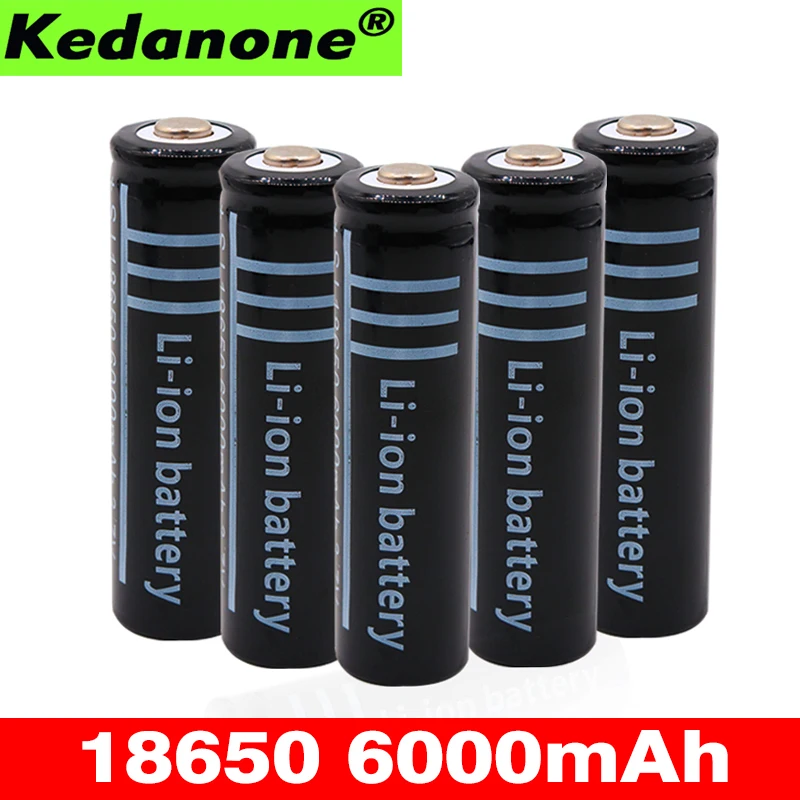 Kanavano 18650 lithium ion rechargeable battery 3.7V 2000mAh capacity ...