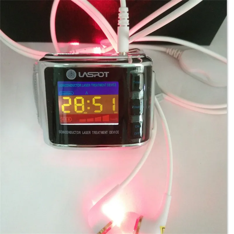 LASPOT Acupuncture Treat Diabetic Wrist Watch Laser Therapy Hyperlipemia High Blood Sugar Tinnitus Rhinitis Best Parents Gift LASPOT Acupuncture Treat Diabetic Wrist Watch Laser Therapy Hyperlipemia High Blood Sugar Tinnitus Rhinitis Best Parents Gift