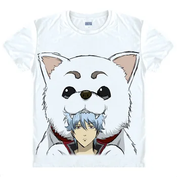 

Gintama T-shirts kawaii Japanese Anime t shirt Manga Shirt Cute Cartoon Silver Soul Gin Tama Cosplay shirts 40244441291 tee 361