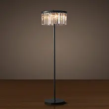 Реплика промышленный подвесной светильник 1920 S выполненный ясная стеклянная призма торшер K9 блеск с украшением в виде кристаллов