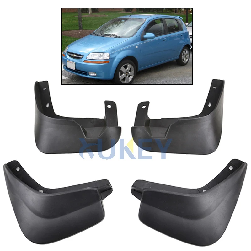 

Mud Flaps For Chevrolet Aveo / Daewoo Kalos T200 2004-2007 Holden Barina Hatchback Mudflaps Splash Guards Mudguards 2005 2006