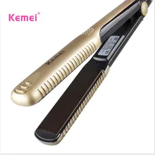 Kemei профессиональный выпрямитель волос Керлинг нагрева прически плиты выпрямитель Портативный гладить Инструменты для укладки волос