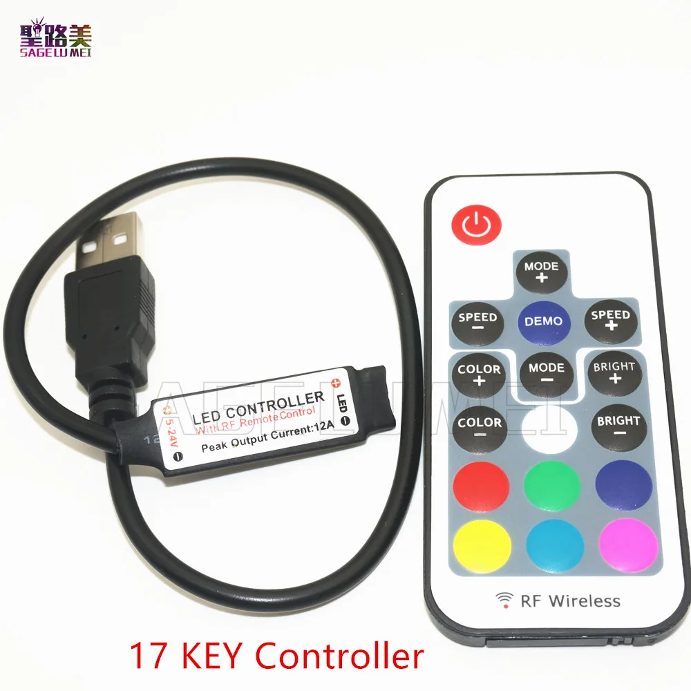 DC5V USB RGB светодиодный светильник 5050 гибкий 1 м 2 ТВ фоновый ing клейкая лента черный