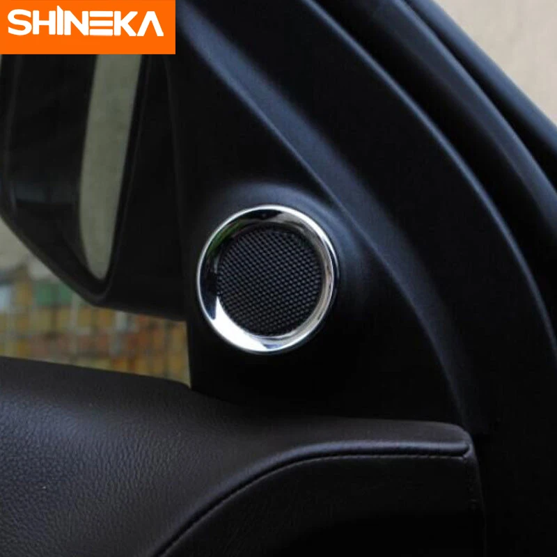 Внутренние молдинги SHINEKA для Jeep Grand Cherokee 2011 + крышка стереоколонки двери