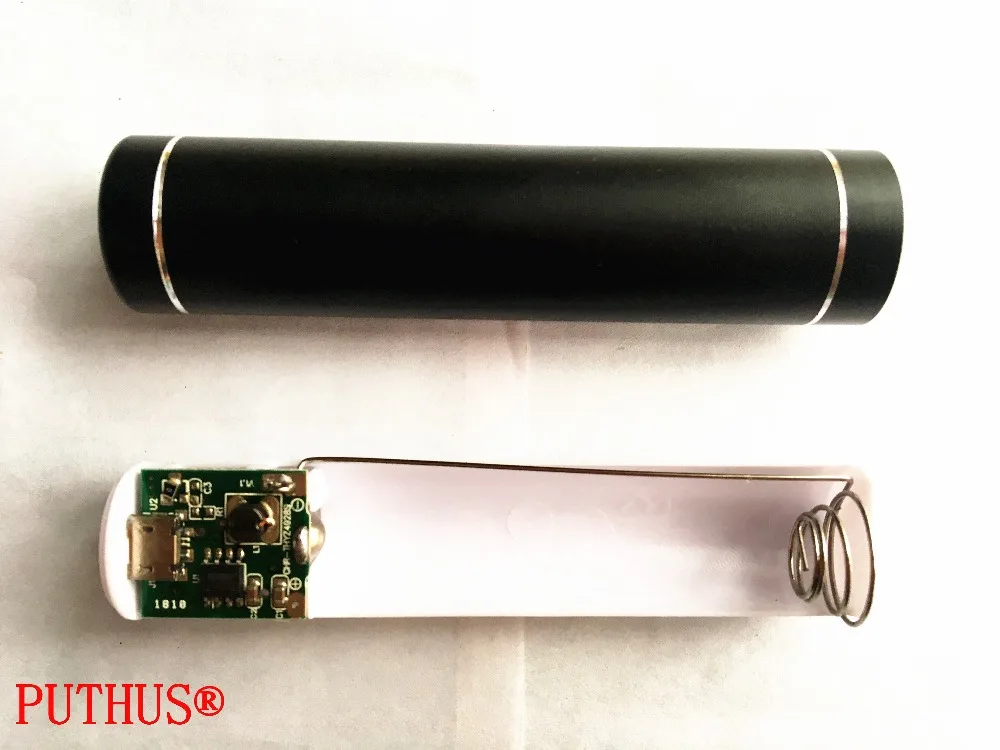 Универсальный Бесплатная Сварка 5В/1а USB внешний аккумулятор корпус цилиндр
