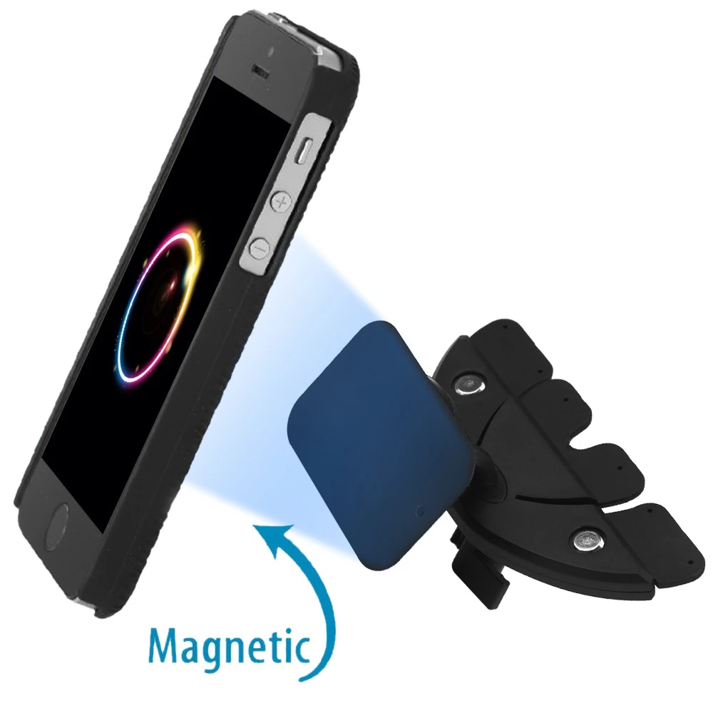Многофункциональный регулируемый магнитный автомобильный держатель CD слот