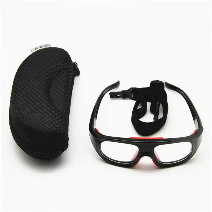 2-в-1 баскетбольные очки оправы для очков отделяемые ножки& ремешковые защитные спортивные очки с прозрачными линзами