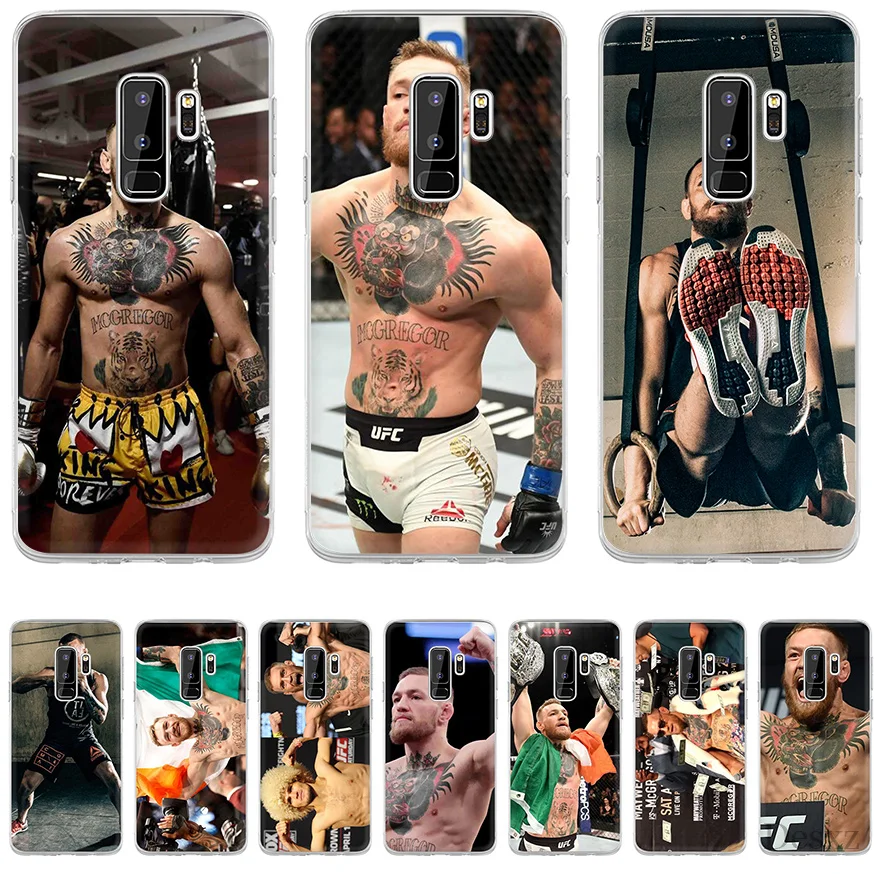 

Desxz Phone Case For Samsung Galaxy A6 A7 A8 A9 A10 A40 A30 A50 A70 M10 M20 M30 Cover Conor McGregor UFC Novelty