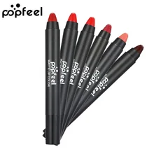 Матовый карандаш для губ Popfeel 12 видов цветов водостойкая стойкая карандаш для губ натуральная косметика нюдовая косметика карандаш для губ