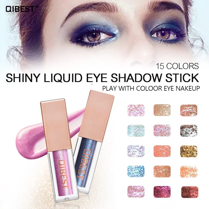 Qibest Makeup Glitter Eyeshadow Eye Shadow Liner Qibest Makeup Glitter Eyeshadow Eye Shadow Liner