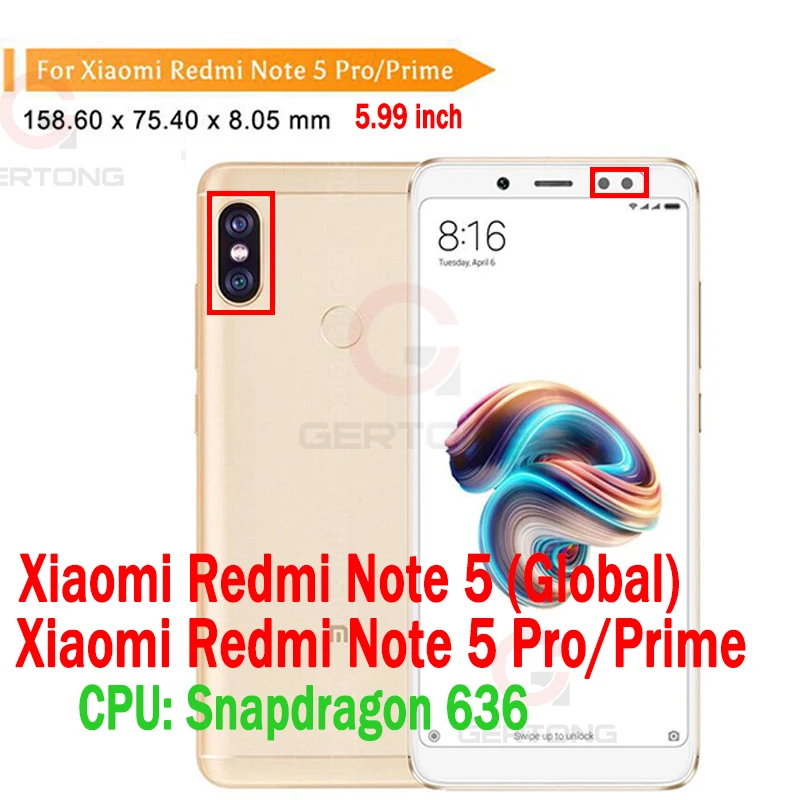 Защитное стекло 5D на весь экран для Xiao mi Red mi 5 Plus Note 5 6 Pro 4X Pocophone F1 mi A1 A2 Lite 6 8 mi 8 SE mi 6 mi 6X - Цвет: For Redmi Note 5