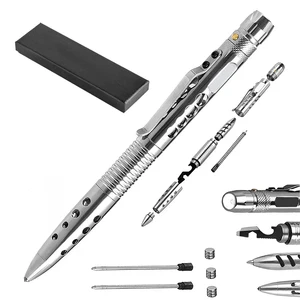 Outdoor Equipment Stainless Steel Tactical Pen Men Women Self Defense Weapon Military Combat Grade Survival Camping Hiking Tools
