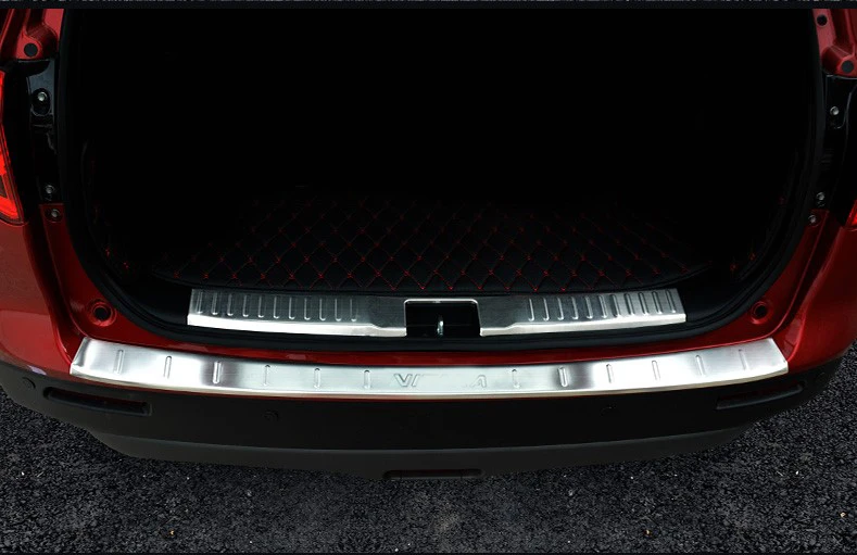 

REAR BUMPER PROTECTOR STEP PANEL BOOT COVER SILL PLATE TRUNK TRIM CAR STICKER ACCESSORIES FIT FOR Suzuki Vitara 16 17