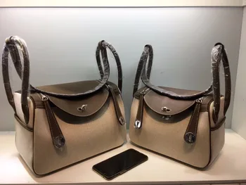 

Kafunila women canvas&genuine leather handbag 2018 boston designer female famous brand buckle tote messenger crossbody bag bolsa