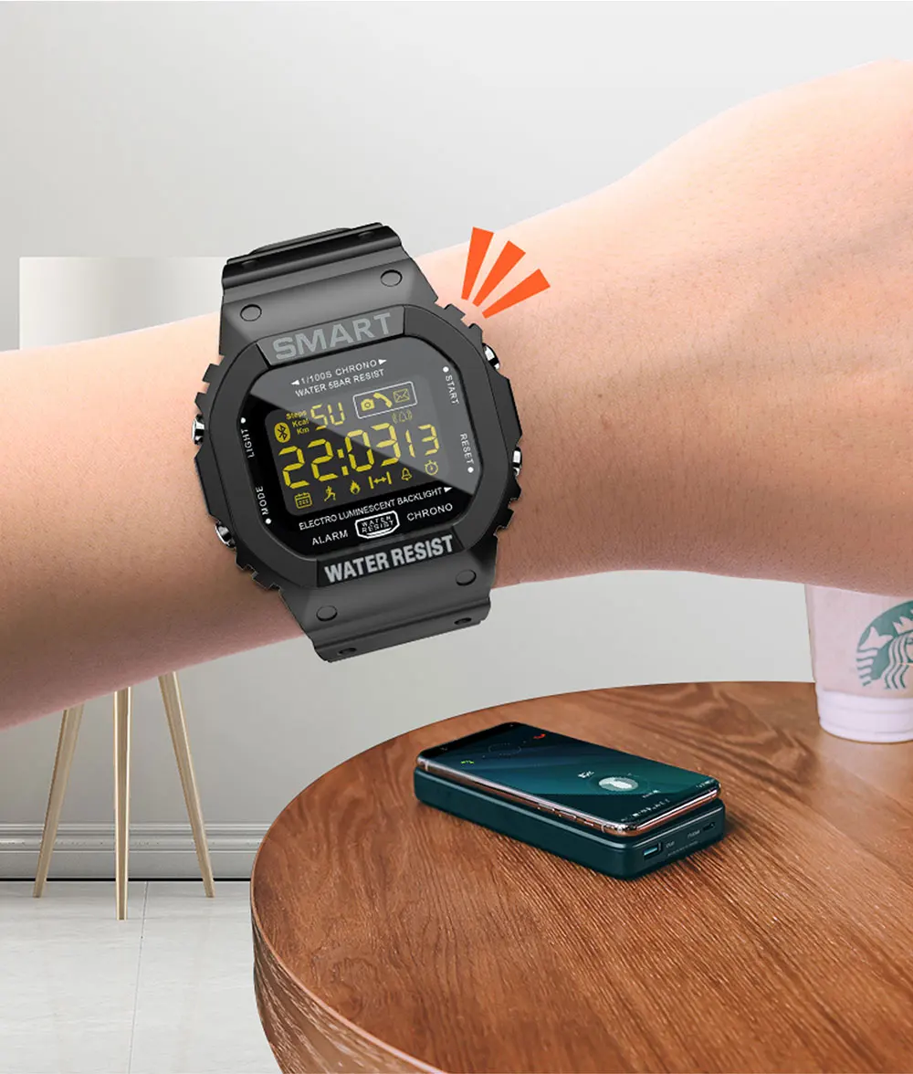 Bluetooth Смарт часы мужские спортивные шагомер Водонепроницаемые звонки напоминающие Часы Цифровые умные часы для ios Android телефон mi band 4