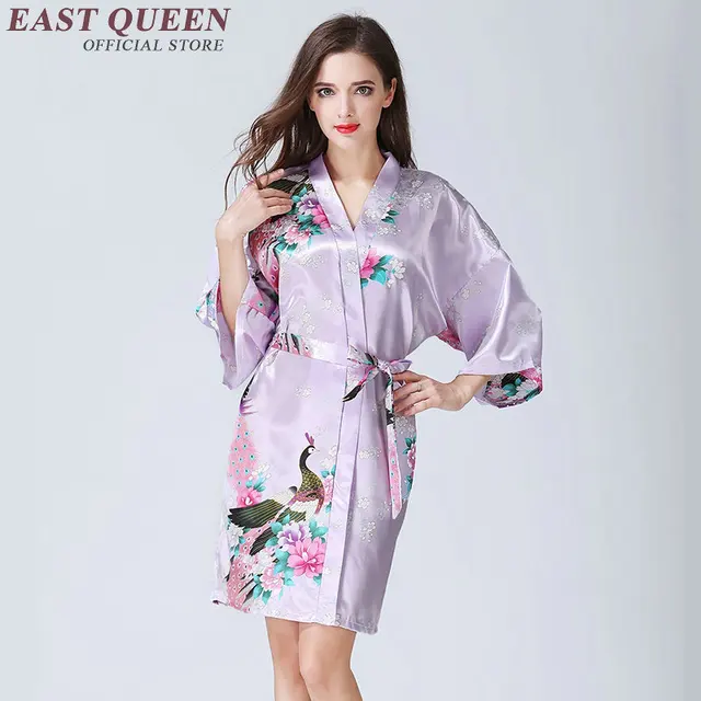 Silk robes for women satin bridesmaid robes robe de soiree female silk