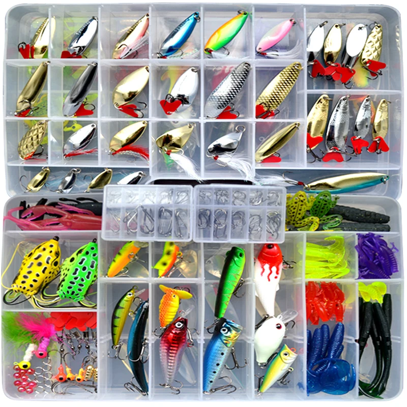 Fishing Lure Minnow/Popper/Wobbler Spoon Metal Lure Soft Bait Fishing