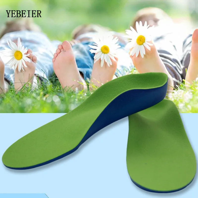 Kids Children EVA orthopedic insoles for children shoes flat foot arch