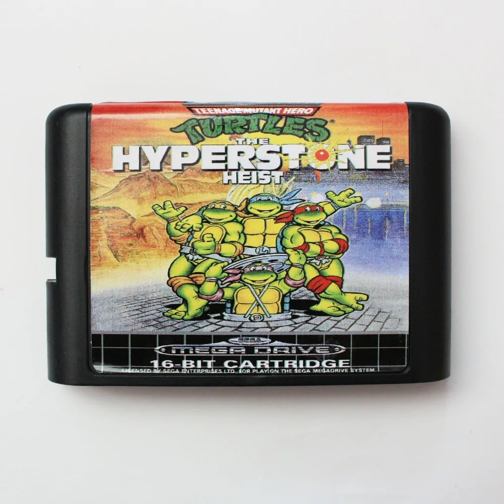 Черепахи hyperstone Heist 16 бит MD карточная игра для Sega Mega Drive для Genesis