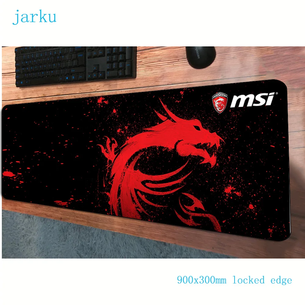 Большой коврик для мыши JARKU 90x30 см игровой подарок на Хэллоуин игровые коврики