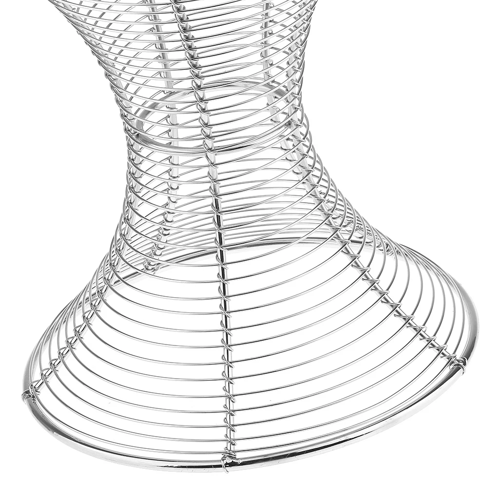 3 Colors Metal Wigs Hair Mannequin Head Hat Cap Display Holder Stand Tool Storage Rack for Shop Salon Home