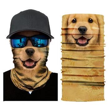 

HEROBIKER Face Mask Motorcycle 3D Animal Balaclava Face Shield Ride Masquerade Biker Mask Halloween Pet Pattern Scarf