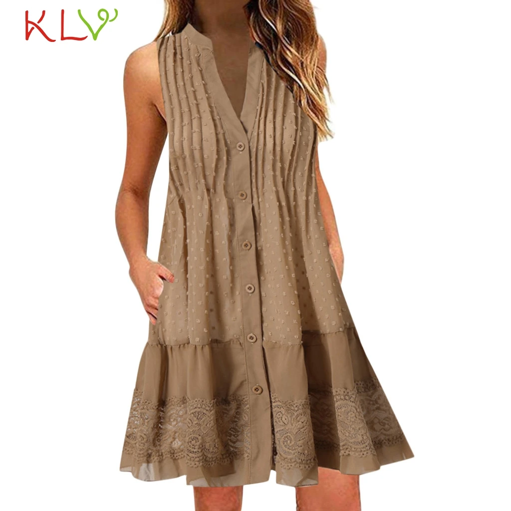 

Dress Women Elegant Boho V-Neck Lace Summer Dress Casual Loose Beach Party Night Dress 2019 Plus Size Vestidos Robe Femme 19May