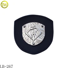 LB267 пользовательские новые deisgn одежды металла PU кожаные патчи этикетки