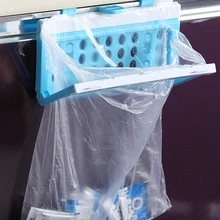 Складной пластик вешалка для мешков для мусора, без ногтей без винта мусорный пакет с ручками мусор сумка для хранения держатель кухня гаджеты стеллаж для хранения
