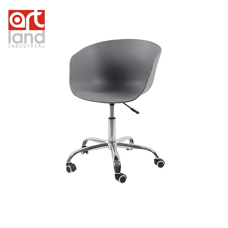 Office Chair Plastic Shell With Chrome 5 Star Swivel Office Chair Plastic Shell With Chrome 5 Star Swivel Gas Spring Free Shipping By Ems In Chairs From Furniture On Aliexpress