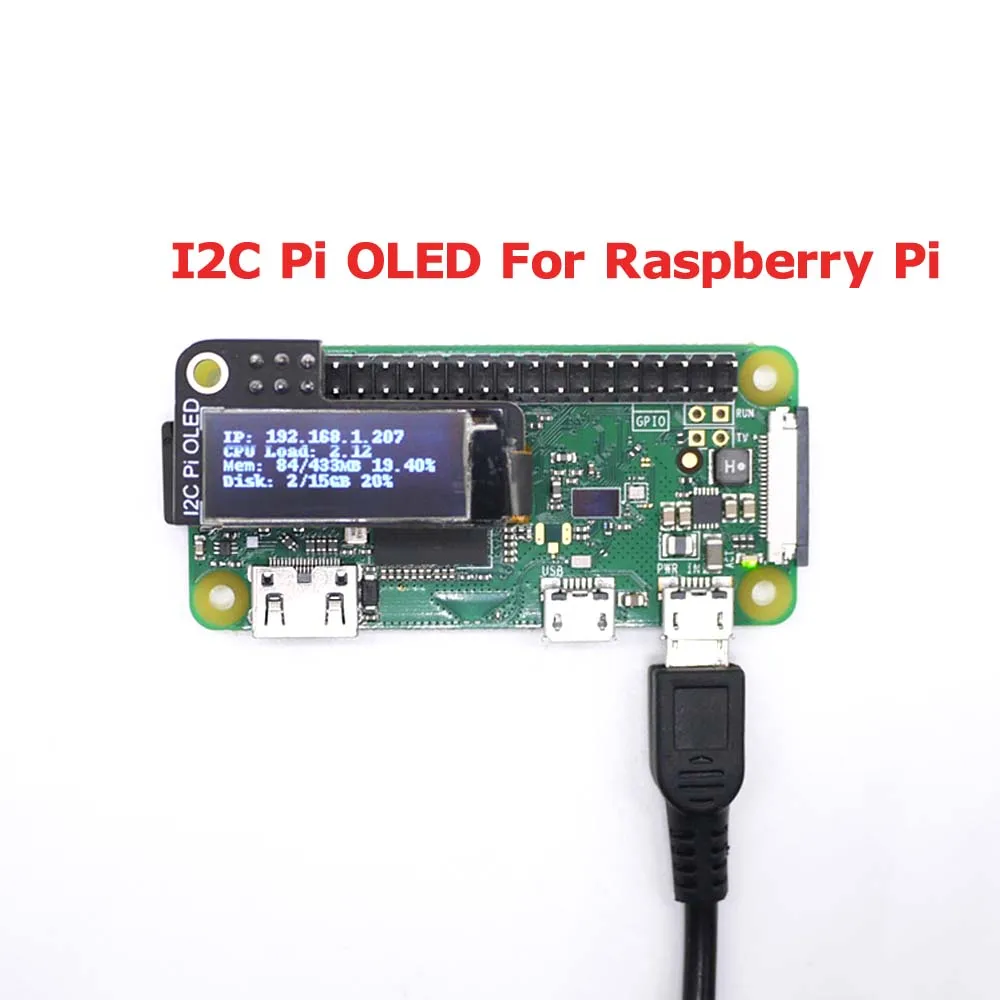 Raspberry pi I2C Pi OLED для Raspberry Pi zero/zero W 2B/3B/3B