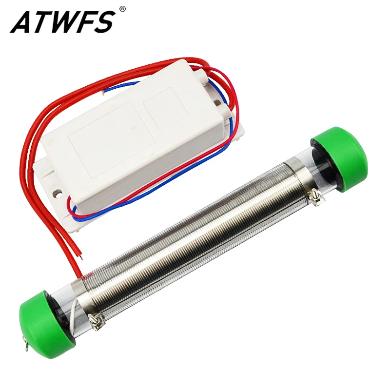 

ATWFS 7.5g 220v Water Treatment Ozone Generator Water Air Cleaner Ozon Generator Air Purifier for Home Sterilizer Ozone Tube
