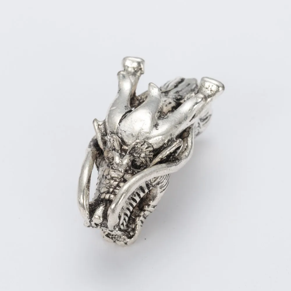 2 قطعة Paracord الخرز معدن سحر الجمجمة ل Paracord سوار إكسسوارات قلادة مشبك ل Paracord سكين اسهم و ps006