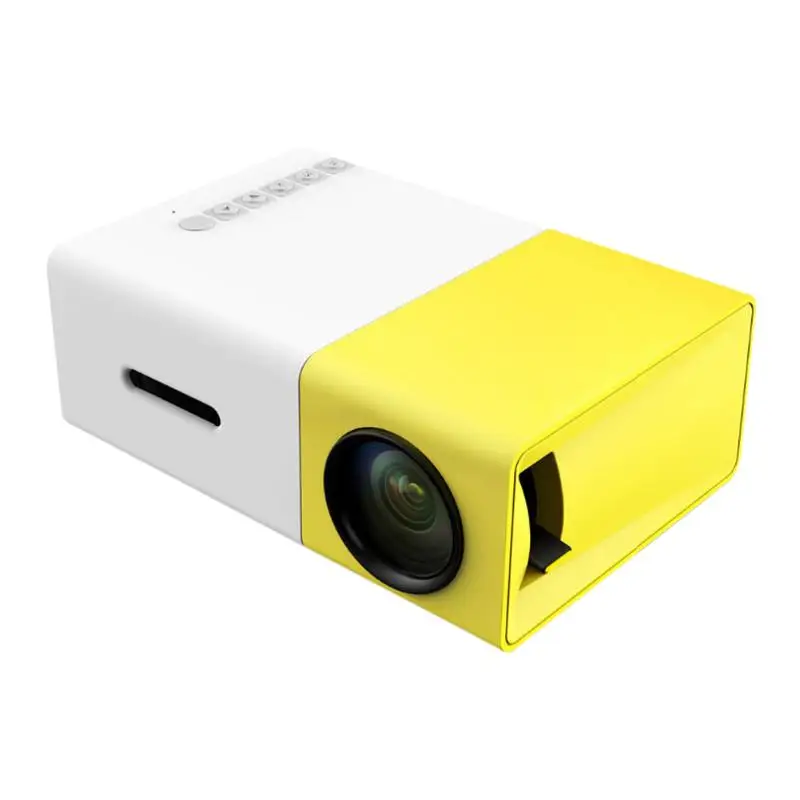 

YG300 Mini Portable LED Projector SD HDMI AV SD USB Projectors Home Theater Beamer US Plug L3EF