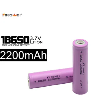 

KingWei 4 X 18650 Battery 3.7V 2200mAh Rechargeable Li-ion Battery for Led Flashlight Toys Cameras Baterias litio