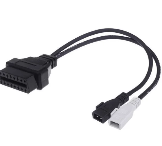 OBD 1 2X2 Pin + 16-контактный патч-корд адаптер кабеля II коннектор 2 | Автомобили и