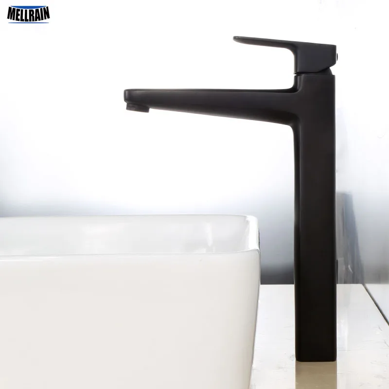 High Quality Black Electroplate Basin Mixer Brass Material Deck Mount High Bathroom Faucet New Pattern Water Mixer Countertop High Quality Black Electroplate Basin Mixer Brass Material Deck Mount High Bathroom Faucet New Pattern Water Mixer Countertop