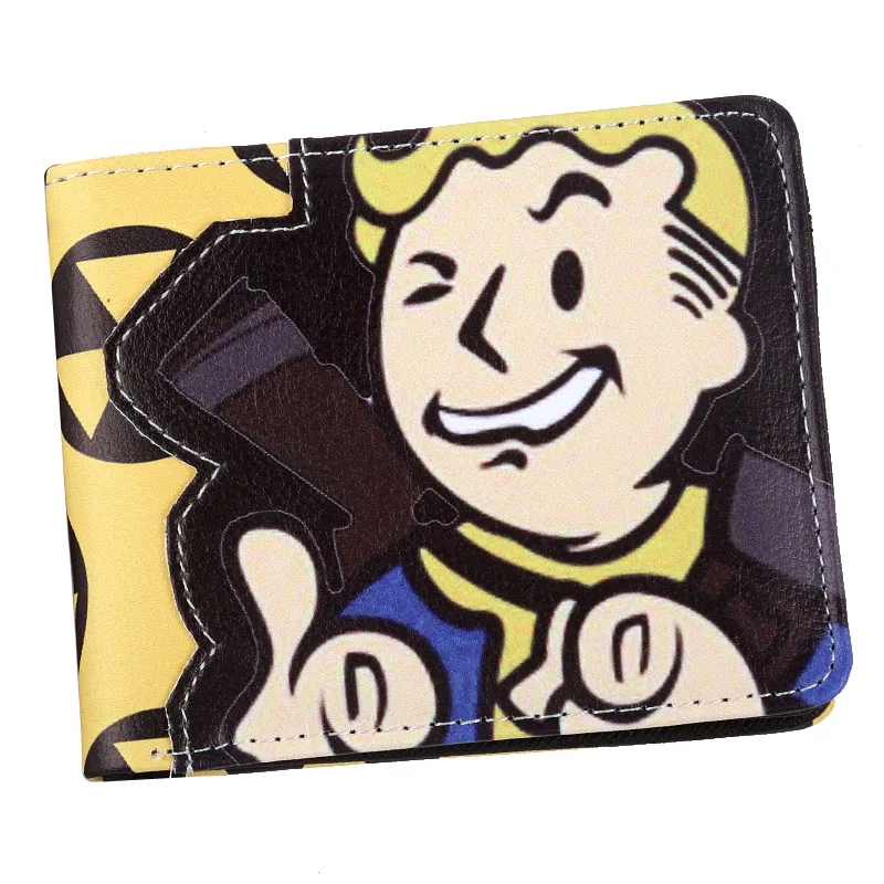 Новое поступление, игровой кошелек Fallout vaddle Boy, двойной кошелек, аксессуар для костюма, классный дизайн, мультяшный кошелек - Цвет: F4-04
