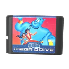 Аладдин II 16 бит MD игровая карта для sega Mega Drive для Genesis
