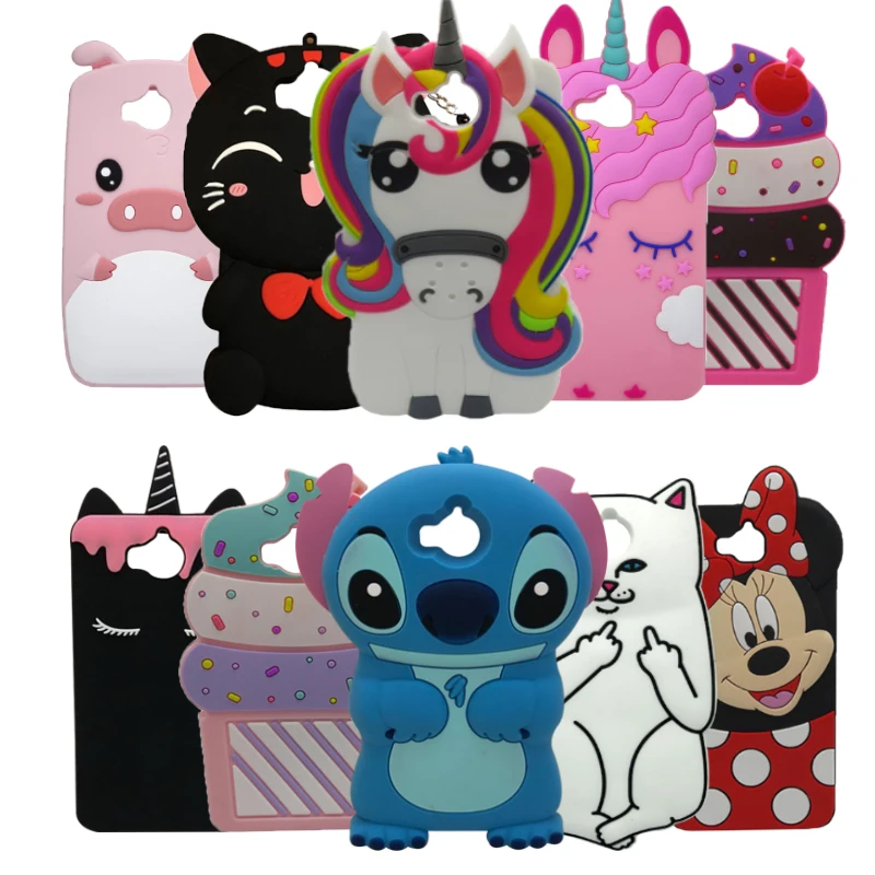 

3D Cartoon Minnie soft Silicone Phone Case for Huawei Y6 2017 5.0 inch Case Funda for Huawei Y5 2017 MYA-L02 MYA-L22 MYA-L23