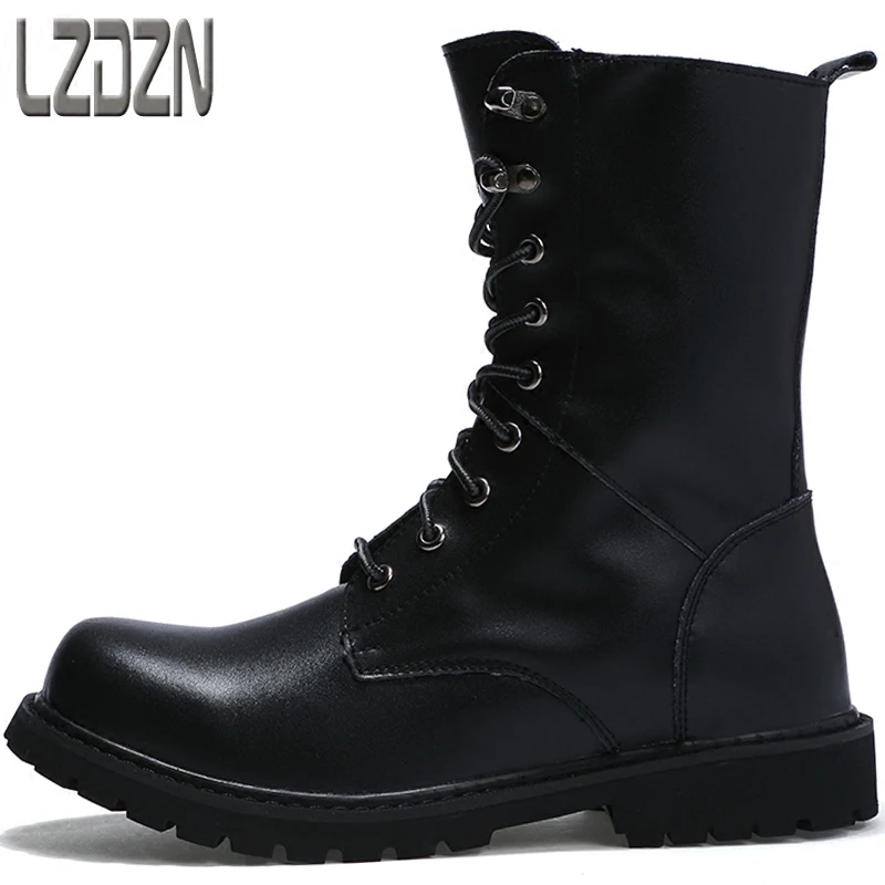 

Men's shoes boots and shoes warm winter winter cashmere waist 45 cotton boots The most large size 48