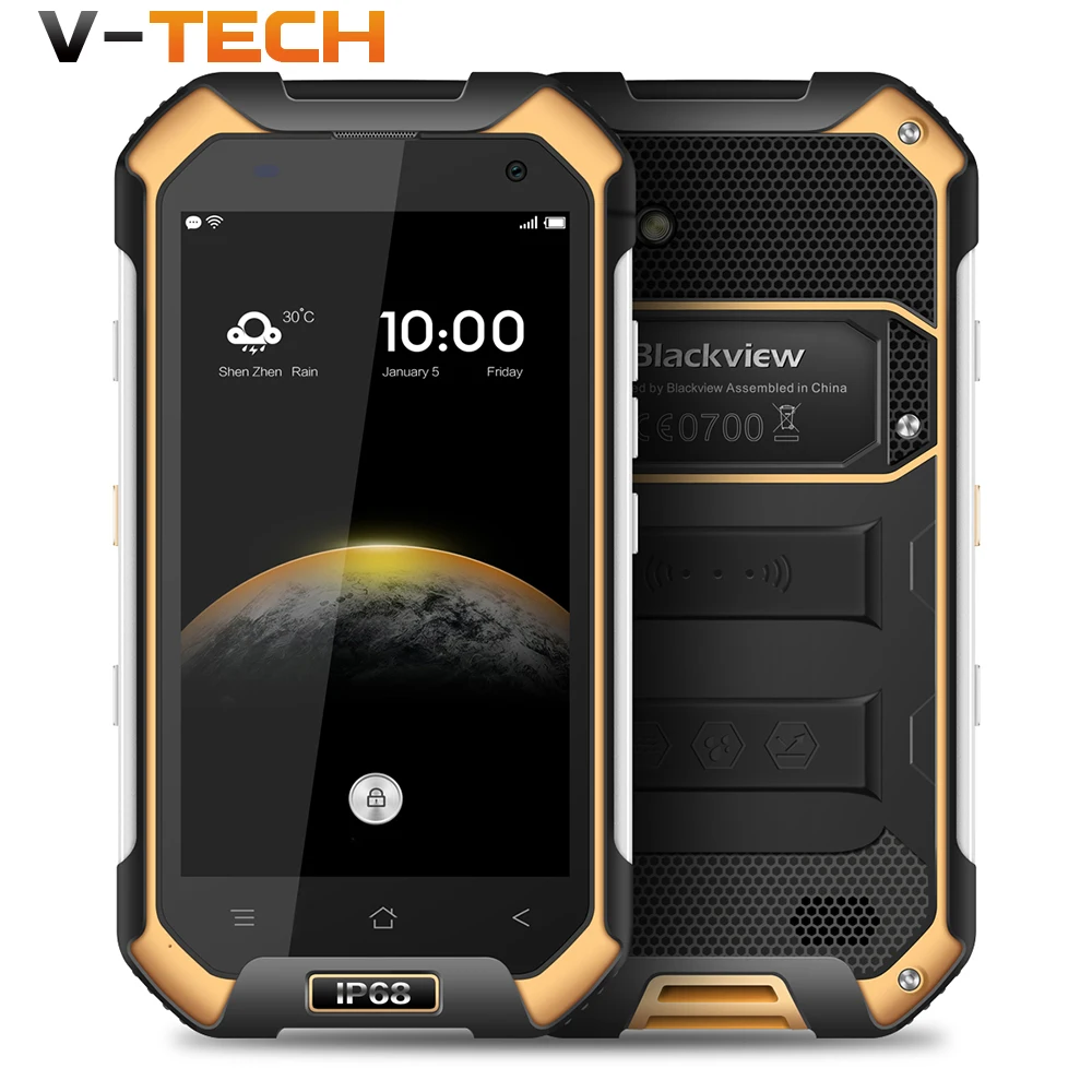 Original Blackview BV6000 4 7 Inch HD Screen Waterproof Smartphone 3GB RAM 32GB ROM Cell Phone