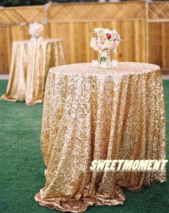 Buy Big Sale 120''(300cm) Shiny Gold Table Cover