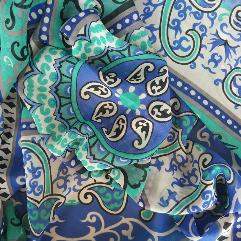 Zipsoft Мандала круглое пляжное полотенце для взрослых шифоновое квадратное этническое Узорчатое тонкое 150*150 см круглая скатерть с принтом