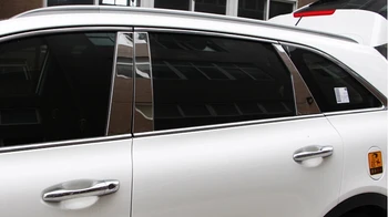 

Auto middle window trims for KIA Sorento 2015,6pcs/set,stainless steel,car exterior decoration accessories