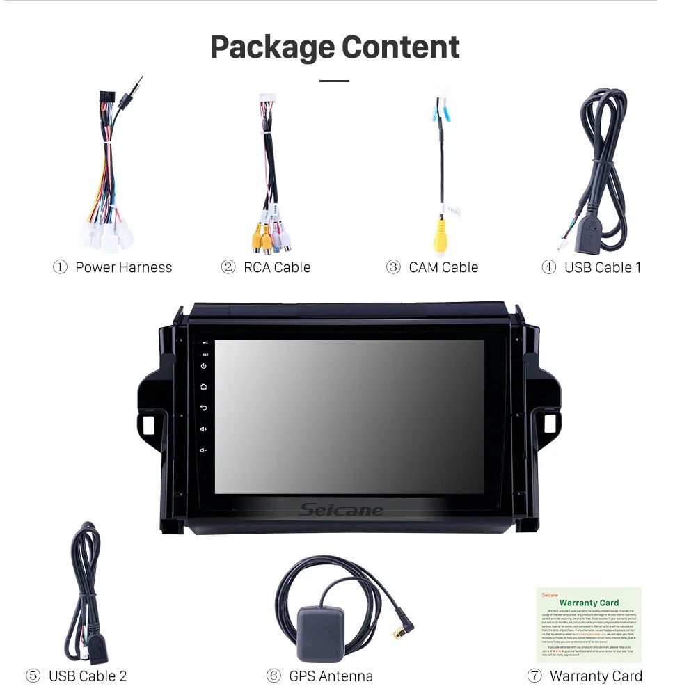 Sale Seicane 2din Android 8.1 Touchscreen Car Radio Wifi GPS Navigation Stereo For 2016 2017 2018 Toyota Fortuner Multimedia Player 19 Sale Seicane 2din Android 8.1 Touchscreen Car Radio Wifi GPS Navigation Stereo For 2016 2017 2018 Toyota Fortuner Multimedia Player 19