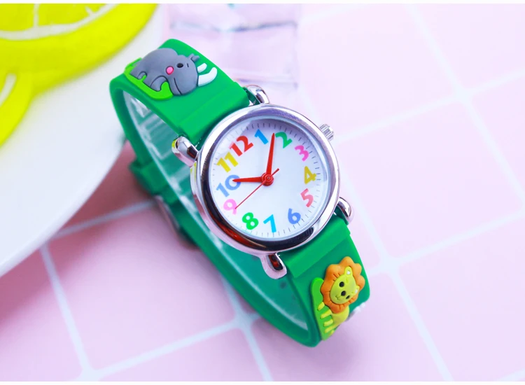 2019 Детский мультфильм кварцевые мужские часы ребенок студент 3D Аниме морской повседневные часы для девочек подарок на день рождения часы