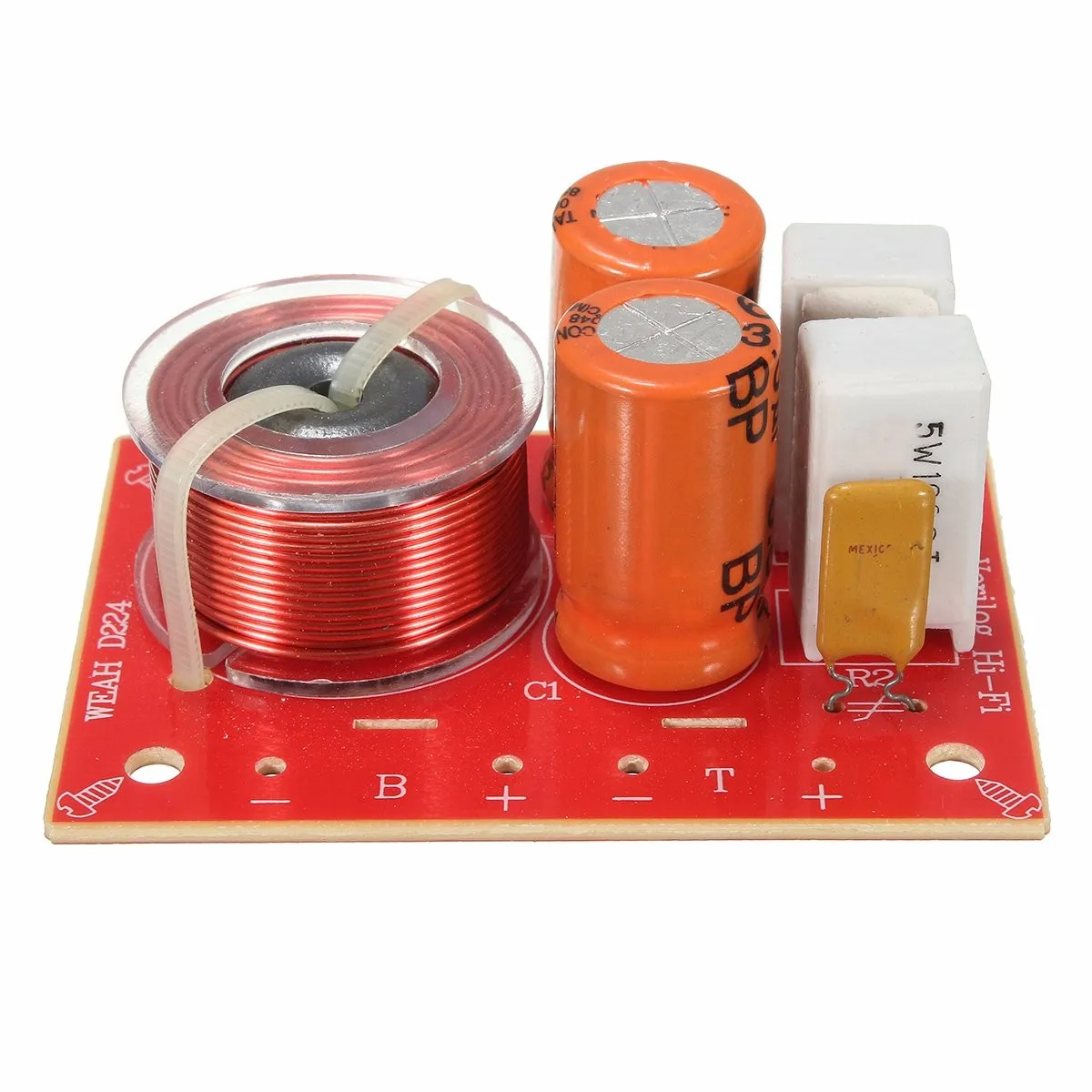 2 Way Hi Fi Adjustable Audio Speaker Frequency Divider Stereo Crossover